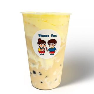 Bubble tea con creme brulee(grande）