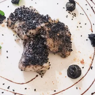 TATAKI DI BACCALA' IN BIANCO NERO