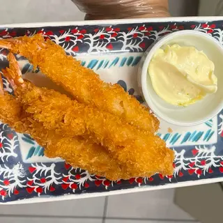Gamberi in tempura