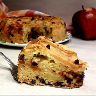 Torta mele e cioccolato
