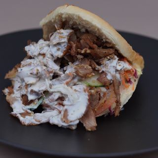 Panino kebab solo carne