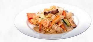 Gnocchi di riso con frutti di mare