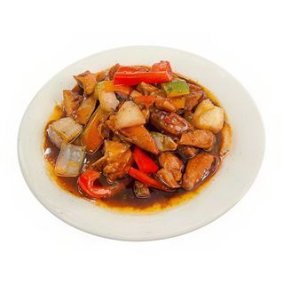 Anatra in salsa piccante