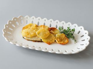 Filetto di spigola con patate