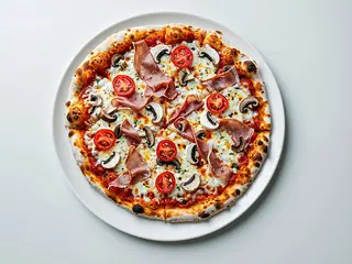 28. Prosciutto e funghi - normale