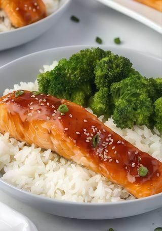 Salmon teriyaki