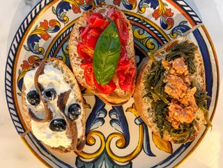 Tris di Bruschette