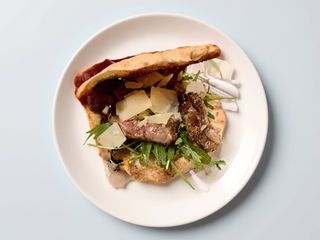 Fuga da Alcatraz ( panino pizza )