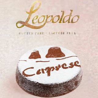 Caprese cioccolato 22 cm senza glutine e senza lattosio