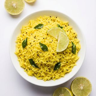 Lemon rice.