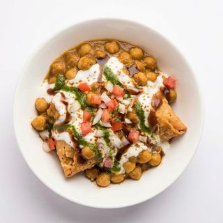 Samosa Chaat ( Pollo )