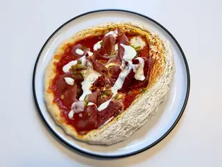 La crudo e burrata