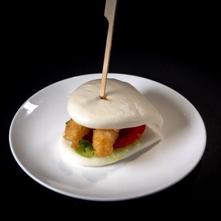 290 Gua bao con ebi tempura