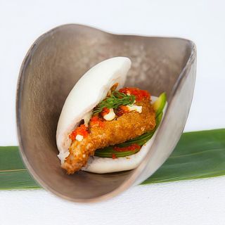 291 Gua bao con pollo fritto