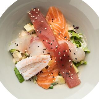 21 Sashimi salad