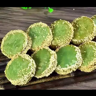 Mochi fritto al the verde 3-PZ