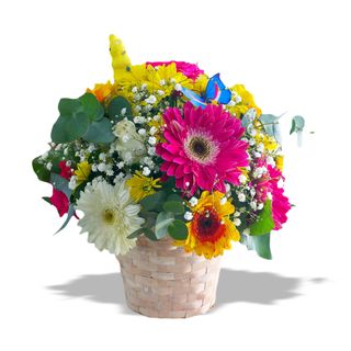 Cestino Floreale Primaverile