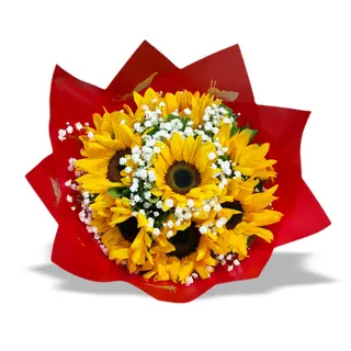 Bouquet girasoli medio