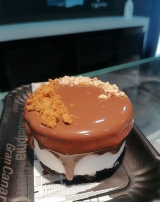Semifreddo cheesecake nutella ferrero