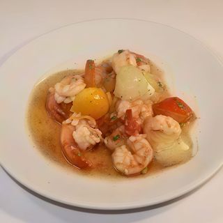 64. Gamberi in salsa piccante
