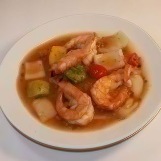 68. Gamberoni stufati in salsa piccante