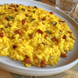 RISOTTO ZAFFERANO E SPECK