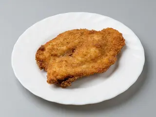 Cotoletta di pollo con contorno