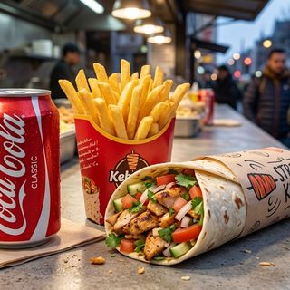 MENU SUPER Piadina kebab