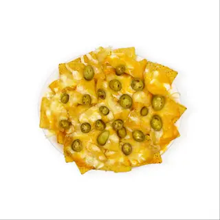 NACHOS CON QUESO Y JALAPEÑOS