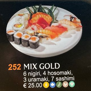 252 Mix gold - 20 pezzi