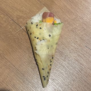 105 Temaki spicy maguro - 1 pezzo