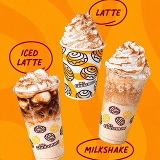 Iced latte pumpkin spice