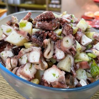 Insalata Di Piovra Con Asparagi - Una Porzione