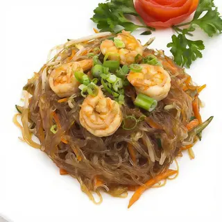 62 Vermicelli di soia con frutti di mare