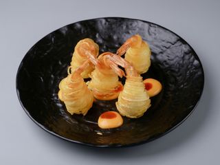 6 Gamberi in laccio di patate 2pezzi
