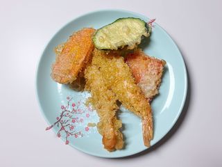 S45 Tempura gamberi verdura
