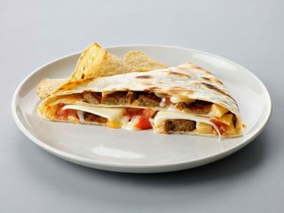 Piadina con salsiccia