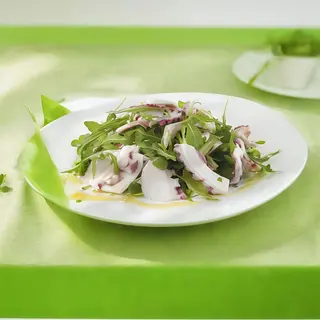 9. Polipo con rucola
