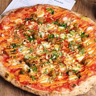 Pizza a portafoglio-Thai Sausage