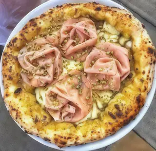 Pizza pistacchiosa