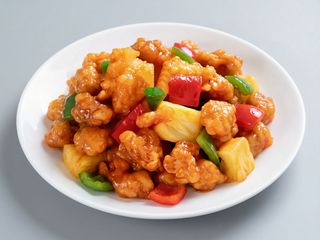 Maiale croccante in agrodolce