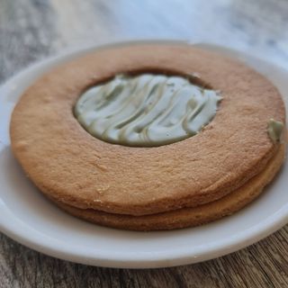 Occhio di bue al pistacchio