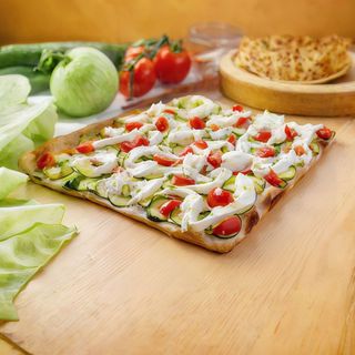 Zucchine e stracciatella