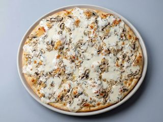 Funghi e quattro formaggi