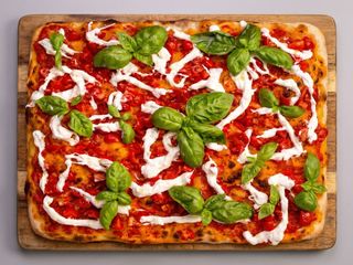 Pomodorini e stracciatella o bufala