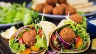 Piadina falafel