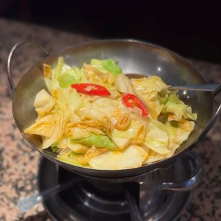 Cavolo pentola di fuoco干锅球菜