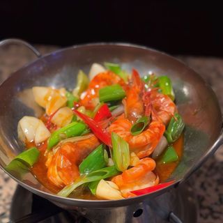 Gamberoni pentola di fuoco干锅大虾