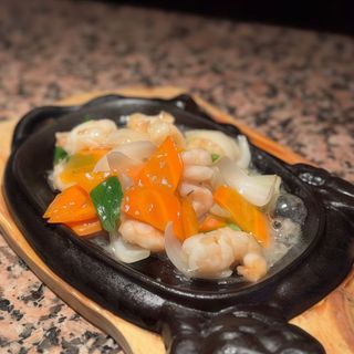 Gamberi alla piastra