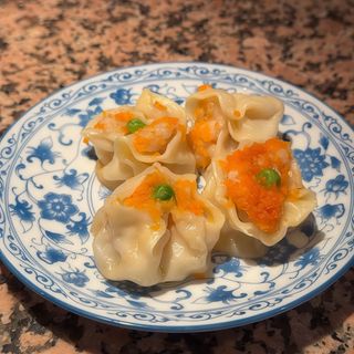 Ravioli di gamberi al vapore